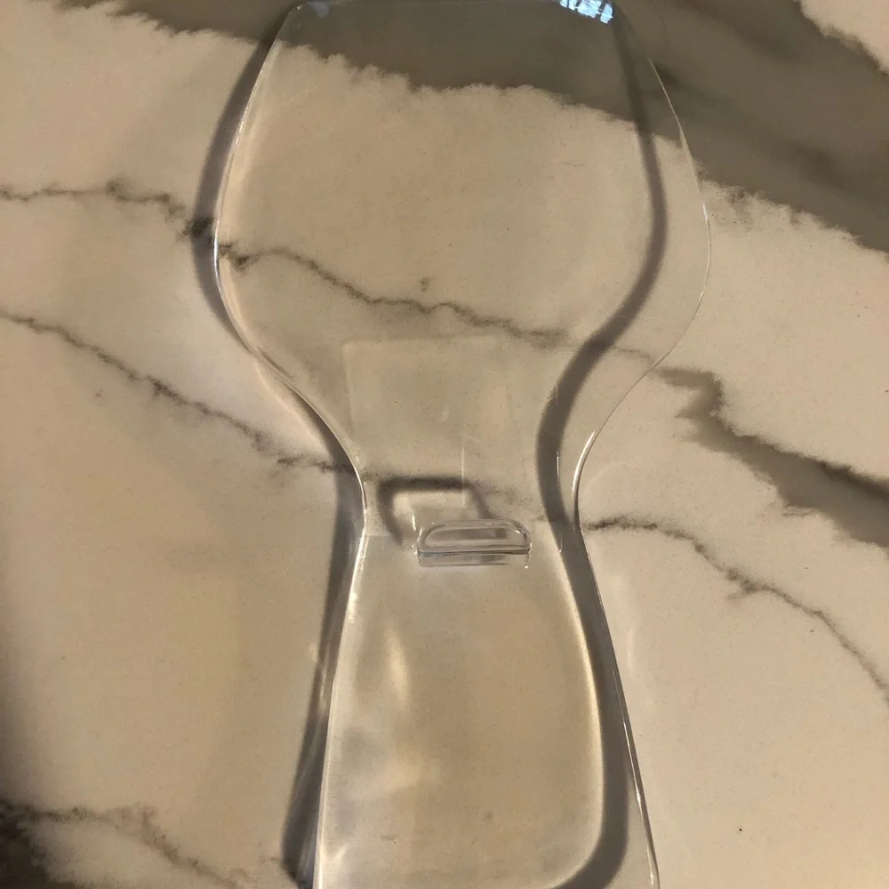 Vintage MCM Lucite Chunky Spoon & Fork Salad Tossers Servers 7